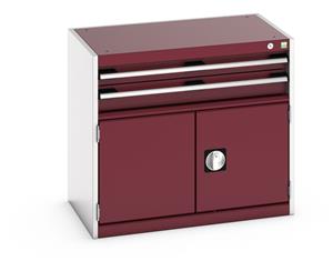 40012007.** Bott Cubio drawer cabinet with overall dimensions of 800mm wide x 525mm deep x 700mm high...